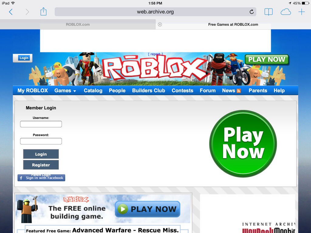 Roblox Homepage Pic